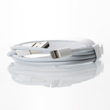 USB cable Lightning 1m білий