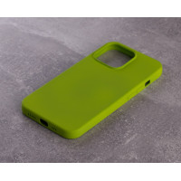 Силіконовий чохол SOFT Silicone Case для телефону iPhone 13 Pro (без лого) салатовий