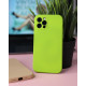 Силіконовий чохол SOFT Silicone Case для телефону iPhone 13 Pro (без лого) салатовий