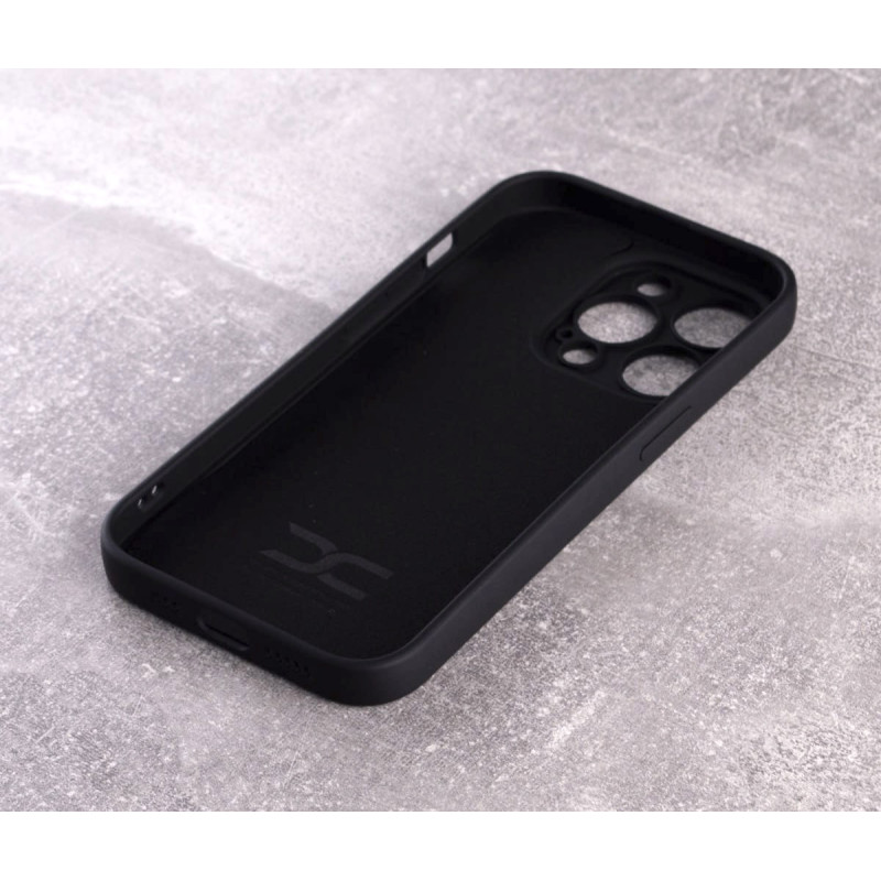 Силіконовий чохол SOFT Silicone Case для телефону iPhone 13 Pro Max (без лого) чорний