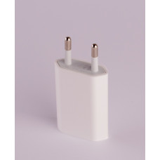 Мережевий зарядний пристрій USB 1.0А прямокутник білий