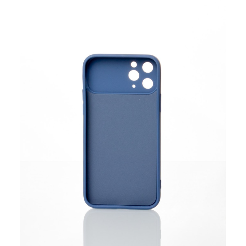 Силіконовий чохол CAMERA PROTECTION для iPhone 11 Pro сіро-синій