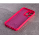 Силіконовий чохол SOFT Silicone Case для телефону iPhone 13 Pro Max (без лого) малиновий