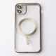 Силіконовий чохол MagSafe SHINING MATTE для телефону iPhone 11 сірий