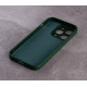 Силіконовий чохол SOFT Silicone Case для телефону iPhone 13 Pro Max (без лого) темно-зелений