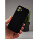 Силіконовий чохол Graphite для телефону iPhone 12 чорний
