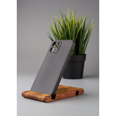 Силіконовий чохол Graphite для телефону iPhone 12 Pro чорний
