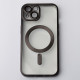Силіконовий чохол MagSafe SHINING MATTE для телефону iPhone 14 чорний