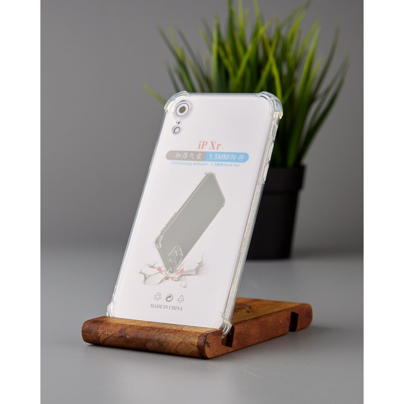 Силіконовий чохол WS SHOCKPROOF для телефону iPhone XR прозорий