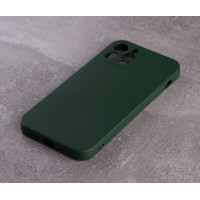 Силіконовий чохол SOFT Silicone Case для телефону iPhone 12 Pro (без лого) темно-зелений