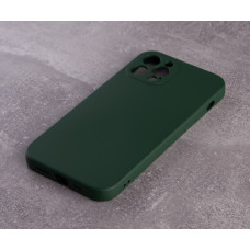 Силіконовий чохол SOFT Silicone Case для телефону iPhone 12 Pro (без лого) темно-зелений