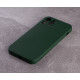 Силіконовий чохол SOFT Silicone Case для телефону iPhone 12 Pro (без лого) темно-зелений