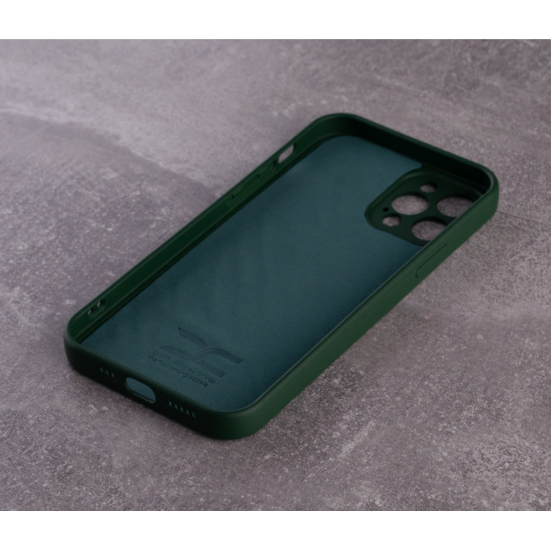 Силіконовий чохол SOFT Silicone Case для телефону iPhone 12 Pro (без лого) темно-зелений