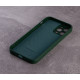 Силіконовий чохол SOFT Silicone Case для телефону iPhone 12 Pro (без лого) темно-зелений