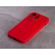 Силіконовий чохол SOFT Silicone Case для телефону iPhone 13 Pro Max (без лого) червоний