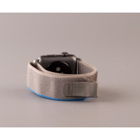 Ремінець для Apple Watch "Nylon" 42/44/45/49 мм сірий/синій