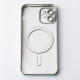 Силіконовий чохол MagSafe SHINING MATTE для телефону iPhone 12 м'ятний