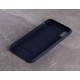 Силіконовий чохол SOFT Silicone Case для телефону iPhone X/XS (HQ) (з логотипом) 09 midnight blue