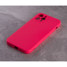 Силіконовий чохол SOFT Silicone Case для телефону iPhone 12 Pro (без лого) малиновий