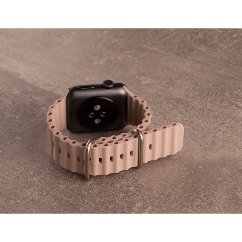 Ремінець для Apple Watch "Ocean Band" 38/40/41 мм пудра