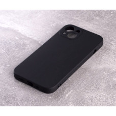 Силіконовий чохол SOFT Silicone Case для телефону iPhone 14 (без лого) чорний