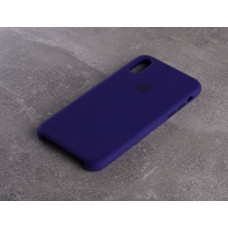 Силіконовий чохол SOFT Silicone Case для телефону iPhone X/XS (HQ) (з логотипом) 02 ultra violet