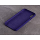 Силіконовий чохол SOFT Silicone Case для телефону iPhone X/XS (HQ) (з логотипом) 02 ultra violet
