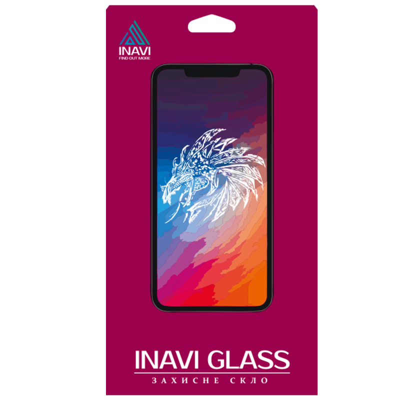 Захисне скло (NP) INAVI PREMIUM для iPhone XS Max / iPhone 11 Pro Max чорний