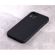 Силіконовий чохол SOFT Silicone Case для телефону iPhone 12 Pro (без лого) чорний