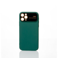 Силіконовий чохол CAMERA PROTECTION для iPhone 11 Pro Max темно-зелений