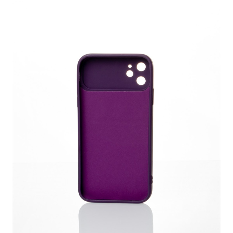 Силіконовий чохол CAMERA PROTECTION для iPhone 11 фіолетовий