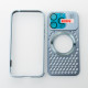 Металевий чохол MagSafe AROMA PERFORATED METAL для телефону iPhone 15 Pro Max блакитний
