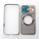 Металевий чохол MagSafe AROMA PERFORATED METAL для телефону iPhone 14 Pro золотий