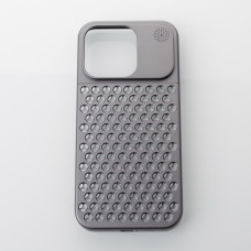 Металевий чохол AROMA ALUMINIUM для телефону iPhone 15 Pro сірий