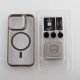 Силіконовий чохол MagSafe CAMERA GLASS PROTECTION для телефону iPhone 14 Pro сірий