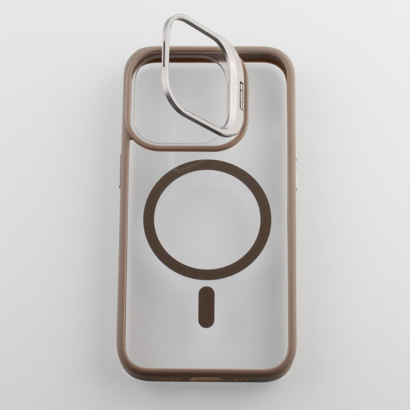Силіконовий чохол MagSafe CAMERA GLASS PROTECTION для телефону iPhone 14 Pro сірий