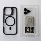 Силіконовий чохол MagSafe CAMERA GLASS PROTECTION для телефону iPhone 16 Pro Max чорний