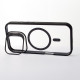 Силіконовий чохол MagSafe CAMERA GLASS PROTECTION для телефону iPhone 16 Pro Max чорний