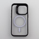 Силіконовий чохол MagSafe CAMERA GLASS PROTECTION для телефону iPhone 15 Pro чорний