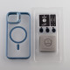 Силіконовий чохол MagSafe CAMERA GLASS PROTECTION для телефону iPhone 13 синій