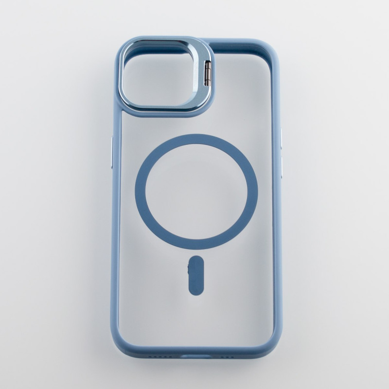 Силіконовий чохол MagSafe CAMERA GLASS PROTECTION для телефону iPhone 11 синій