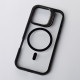 Силіконовий чохол MagSafe CAMERA GLASS PROTECTION для телефону iPhone 16 чорний