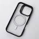 Силіконовий чохол MagSafe CAMERA GLASS PROTECTION для телефону iPhone 16 чорний