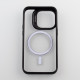 Силіконовий чохол MagSafe CAMERA GLASS PROTECTION для телефону iPhone 14 Pro чорний