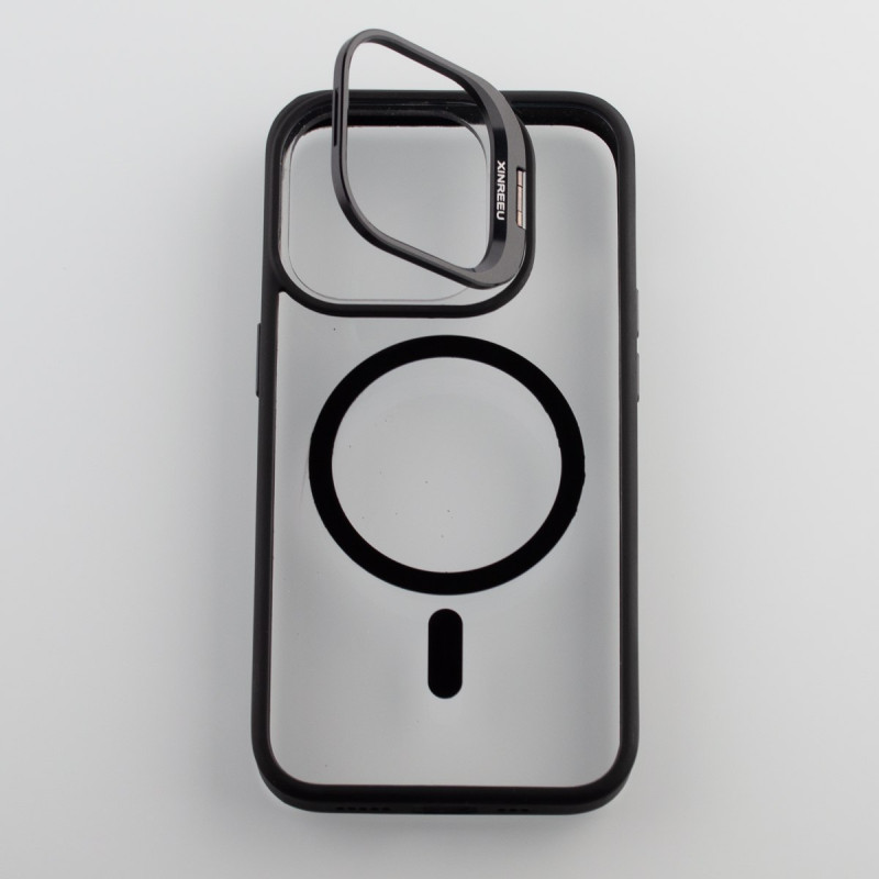 Силіконовий чохол MagSafe CAMERA GLASS PROTECTION для телефону iPhone 14 Pro чорний