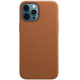 Уценка Кожаный чехол Leather Case (AAA) with MagSafe and Animation для Apple iPhone 12 Pro/12 (6.1")