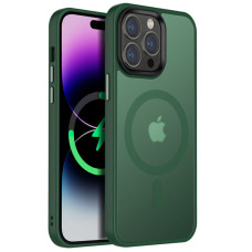 TPU+PC чехол Metal Buttons with MagSafe Colorful для Apple iPhone 15 Pro Max (6.7")