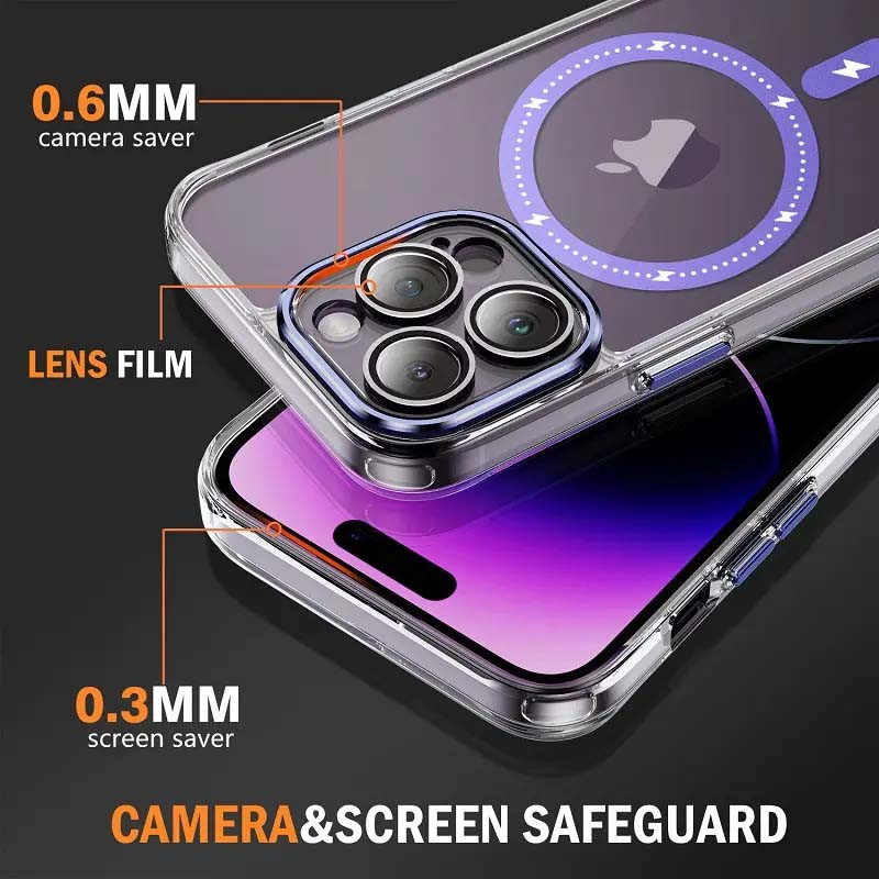 Чехол TPU+PC Colorful with MagSafe для Apple iPhone 13 Pro Max (6.7")
