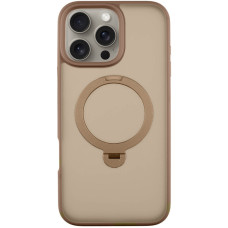 TPU+PC чехол Metal Buttons with MagSafe Colorful HQ Ring для Apple iPhone 16 Pro Max (6.9")