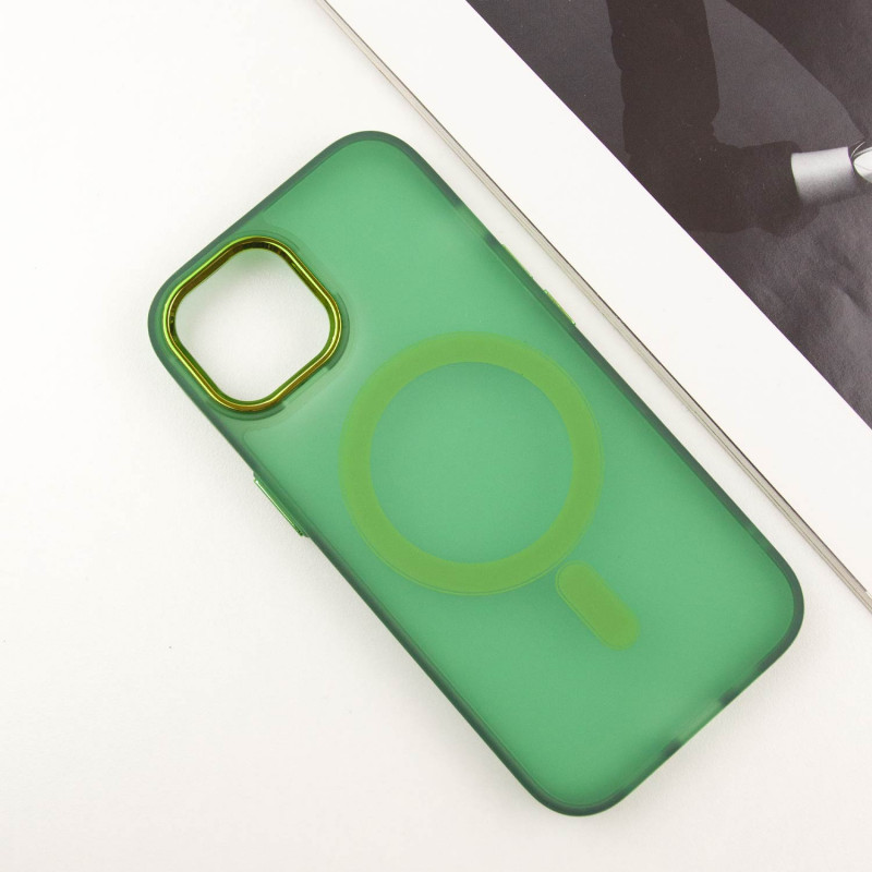 Чехол TPU+PC Lily with MagSafe для Apple iPhone 15 (6.1")